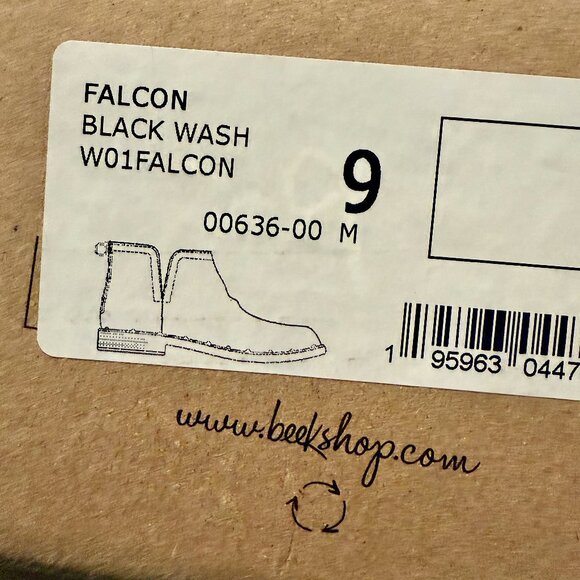 Beek Falcon Black Leather Ankle Boots Booties 9 - Picture 11 of 12